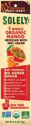 SOLELY Fruit Jerky Drizzled With Cacao 0