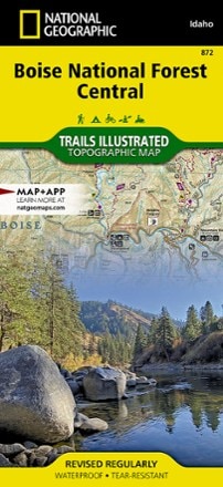 National Geographic Boise National Forest Central Topographic Map 0