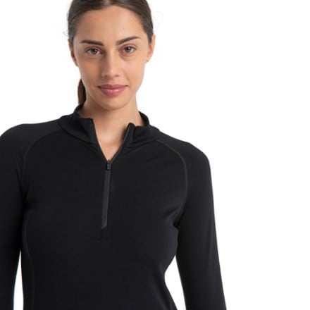Icebreaker 300 MerinoFine Polar Long Sleeve Half-Zip Base Layer Top - Women's 6
