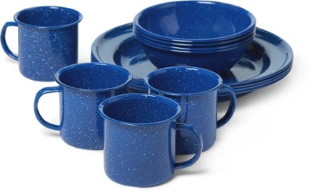 Enamel Dinnerware (Set of 4)