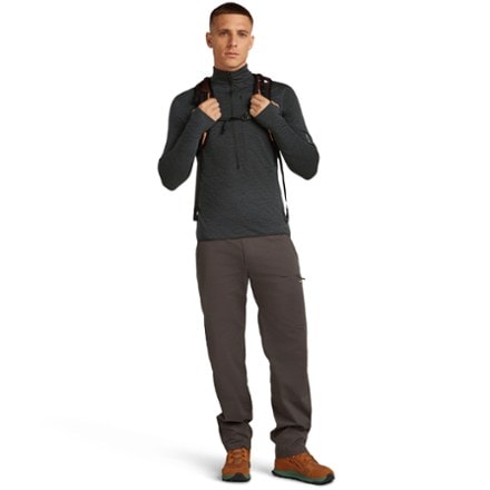 Icebreaker Merino Blend 200 RealFleece Descender Long-Sleeve Half-Zip Jacket - Men's 8
