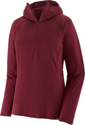 Patagonia Women's Capilene Thermal Weight Zip-Neck Base Layer Hoodie