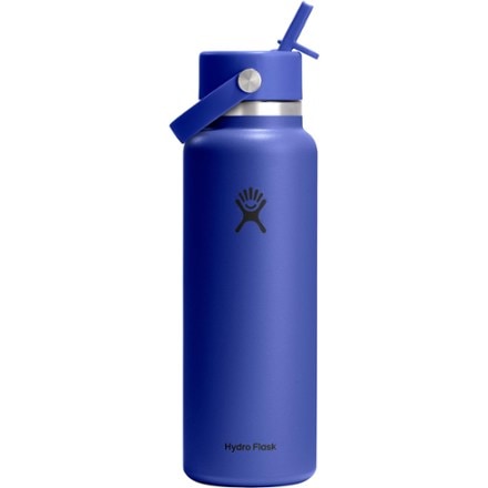 Hydro Flask Wide-Mouth Vacuum Water Bottle with Flex Straw Cap - 40 fl. oz. 1