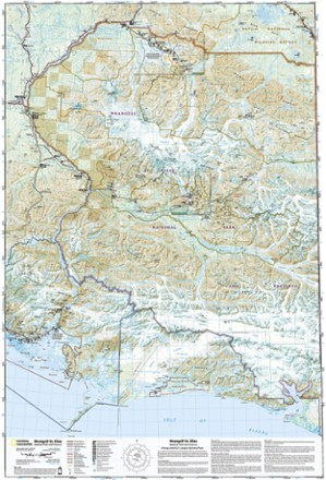 National Geographic Wrangell-St. Elias National Park & Preserve Topographic Map 2