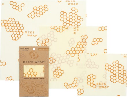 Bee's Wrap Honeycomb Print Wraps - Set of 3