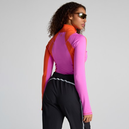 SENIQ Joytrek Grid Fleece Zip-Neck Pullover - Women's 4