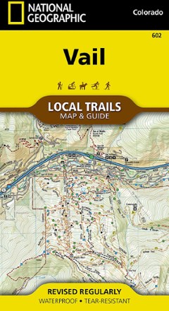 National Geographic Vail Local Trails Map & Guide 0