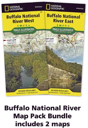 National Geographic Buffalo National River Map Pack 1