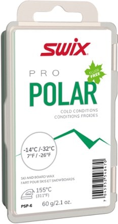 Swix PSP6 Polar Wax for -26 to +7 Degrees F - 60 g 0