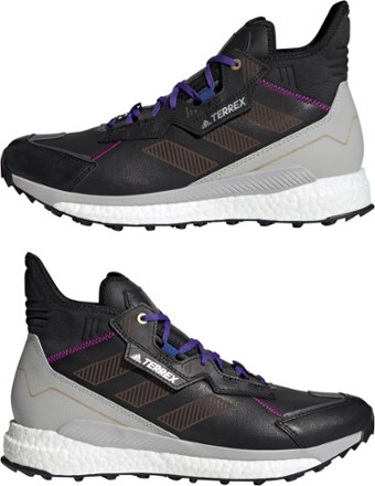 adidas Terrex Free Hyperblue Mid Hiking Shoes - Men's 8