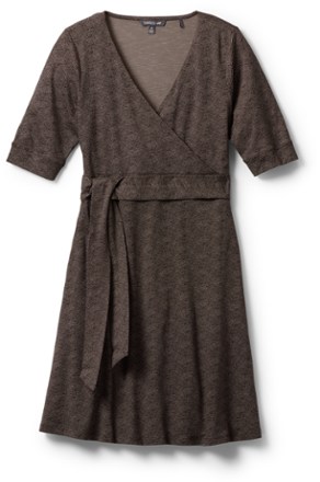 cue wrap cafe dress