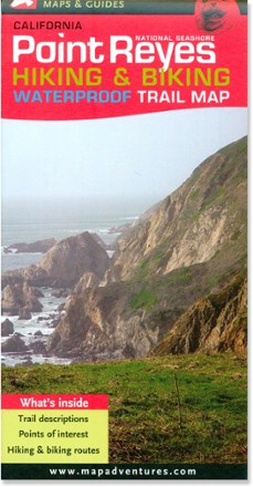 Map Adventures Point Reyes Hiking & Biking Map 0