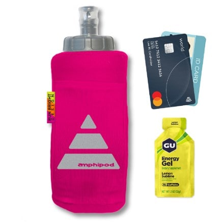 Amphipod RunBright Soft-Tech Luxe Handheld Water Bottle - 16 fl. oz. 1