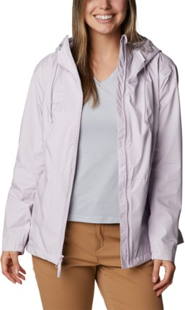 women's columbia rain to fame hooded rain jacket
