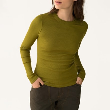 Hikerkind Ribbed Merino Long-Sleeve T-Shirt - Women's 5
