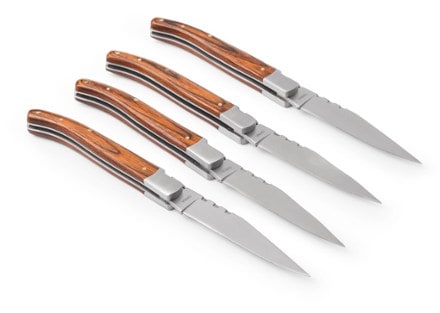 Rakau Folding Steak Knife Set for Outdoor Cooking