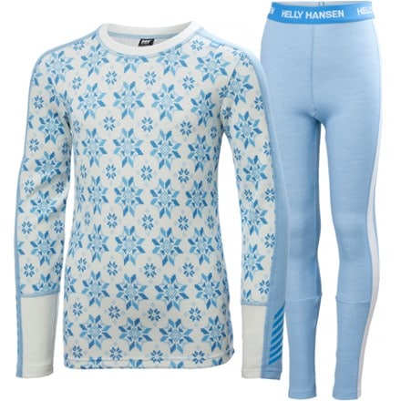 Helly Hansen Graphic Lifa Merino Base Layer Set - Kids' 0