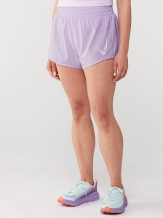 Nike One Swoosh HBR Mid-Rise Brief-Lined Shorts - Women's 1