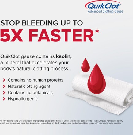 Adventure Medical Kits QuikClot Gauze - 3" x 2' 9