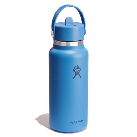Hydro Flask Wide-Mouth Vacuum Water Bottle with Flex Straw Cap - 32 fl. oz. 1