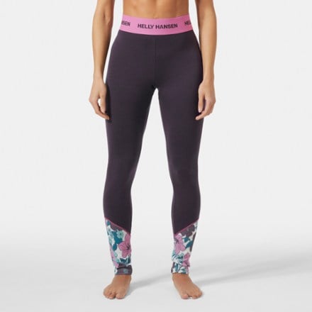 Helly Hansen LIFA Merino Midweight Graphic Base Layer Pants - Women's 1
