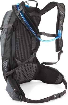 Gregory Endo 10 H2O Hydration Pack Back view (Carbon Black)