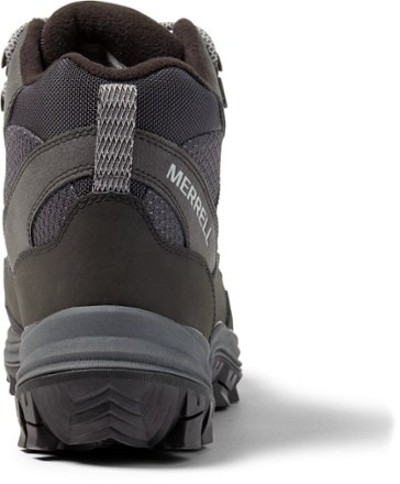 Merrell Thermo Chill Mid Waterproof Hiking Boots - Men's Back view (Black)