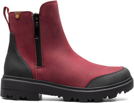 Bogs Holly Zip Leather Boots - Women's 0