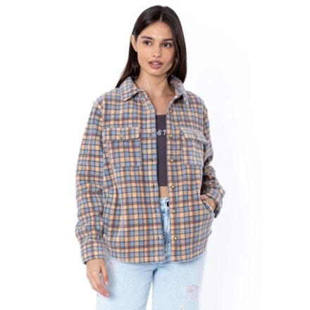Sisstrevolution Michelle Long-Sleeve Woven Top - Women's 0