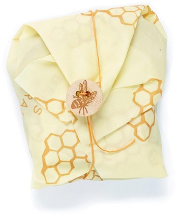 Bee's Wrap Sandwich Wrap - Honeycomb Print 4