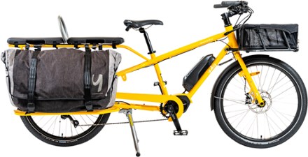 Yellow Yuba cargo bike