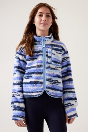 Athleta So Toasty Tugga Sherpa Fleece Jacket - Girls' 0
