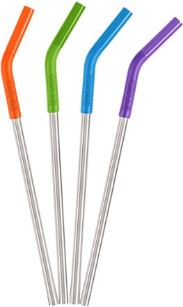 Glass Straws (6 pcs) incl. Cleaning Brush