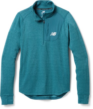 New Balance NB Heat Grid Half-Zip Top - Men