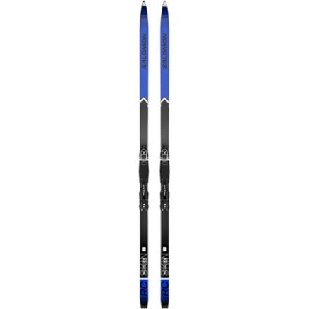 Salomon RC eSKIN Cross-Country Skis with Prolink Bindings  Blue 155 Cm
