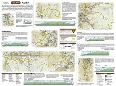 National Geographic Aspen Local Trails Map & Guide 1