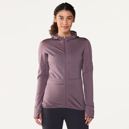 Icebreaker Merino Blend 200 RealFleece Descender Long-Sleeve Zip Hoodie - Women's 1