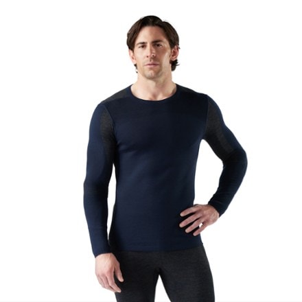 Smartwool Intraknit Thermal Merino Colorblock Crew Base Layer Top - Men's 1