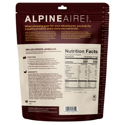 AlpineAire Foods Grilled Chicken Jambalaya - 2 Servings | REI Co-op
