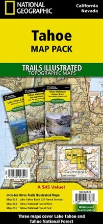 National Geographic Tahoe Map Pack 0