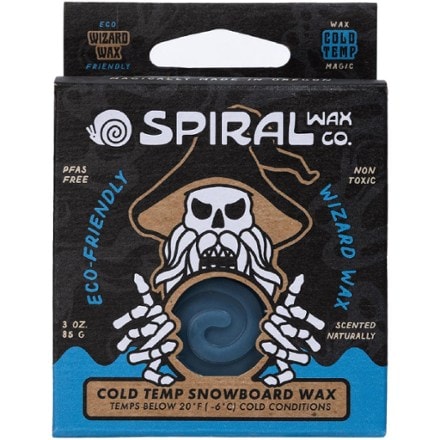 Spiral Wax Co. Wizard Wax Cold-Temp Snowboard Wax 1