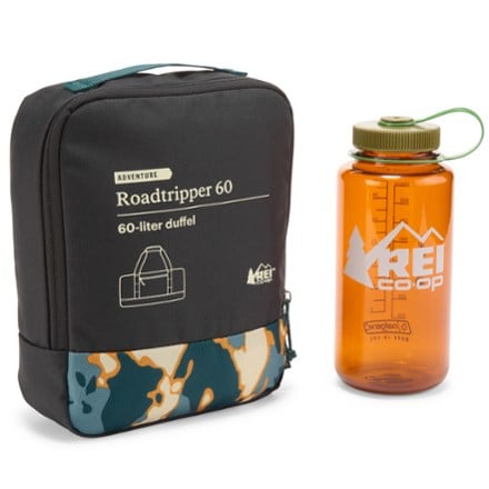 REI Co-op Roadtripper 60 Duffel Stuff sack (32 fl oz. bottle not included)