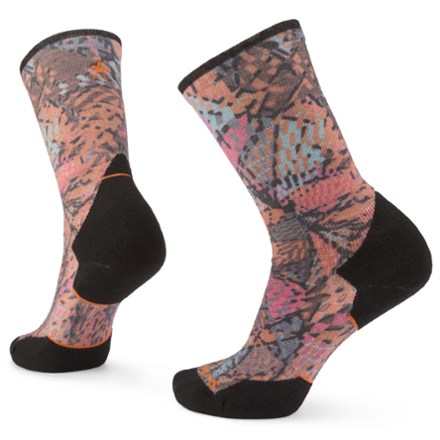 Smartwool Trail Run Targeted Cushion Triangle Prism Print Crew Socks - Women's 1