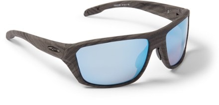 Oakley Split Shot Sunglasses Woodgrain / Prizm Deep Water Polarized