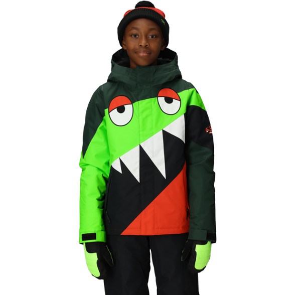 On Body Image of color Borealis Green Color Block