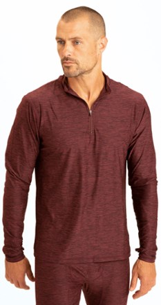 Threads 4 Thought Brennan Base Layer Long-Sleeve Quarter-Zip Top - Men's 1