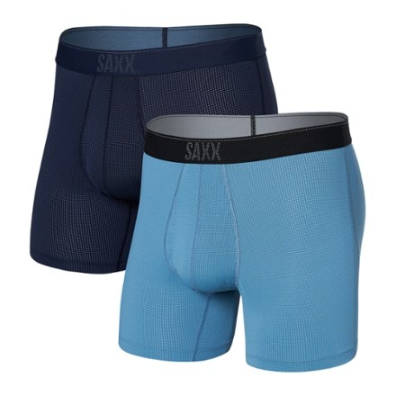 Saxx Quest 2.0 Boxer Briefs - Men's 5" Inseam - Package of 2 0