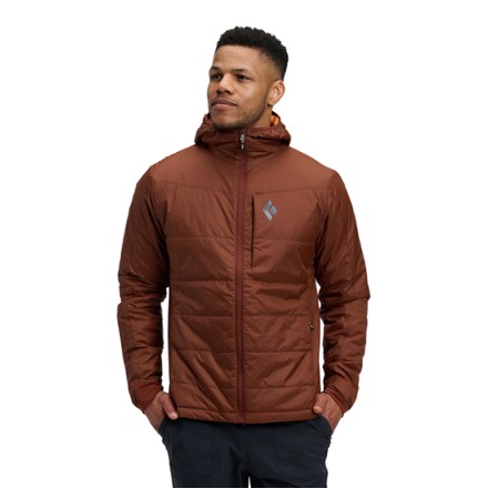 Black Diamond Men's Solution 2.0 Insulated Hoody in Iron Red