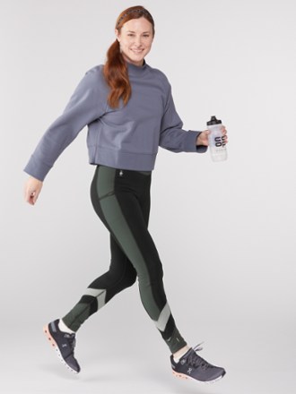 Smartwool Merino Sport Fleece Colorblock Tights - Women's 3