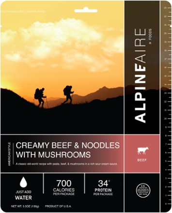 AlpineAire Foods Creamy Beef & Noodles - 1 Serving 0